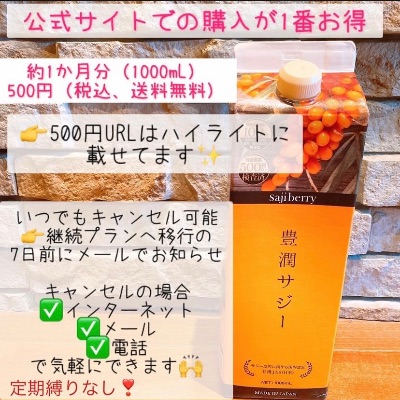 サジー500円