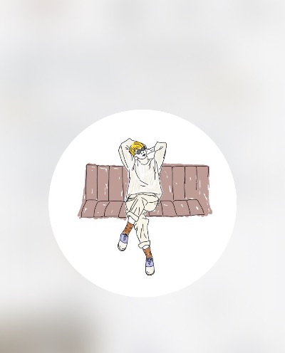 イラストちょっとsenobiした絵