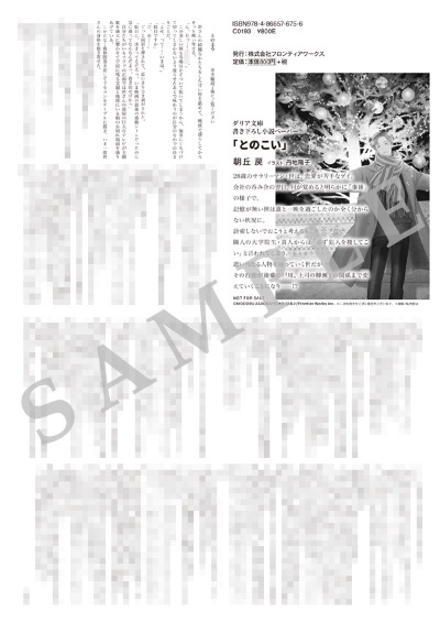 一般書店特典ペーパー『とのよる』