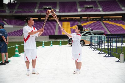 聖火リレー　京都新聞、朝日新聞、NHKほか多数紹介