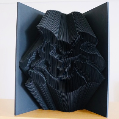 書道×ブックフォールディング 展示会『怒』