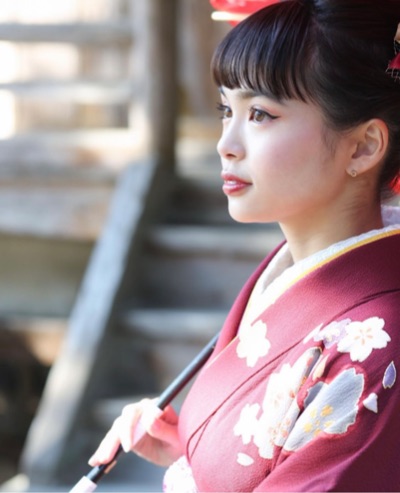 成人式前撮り撮影