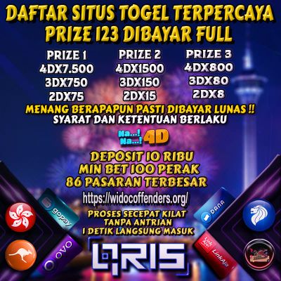 DAFTAR SITUS TOGEL TERPERCAYA HADIAH 4D PRIZE 10 JUTA 2023