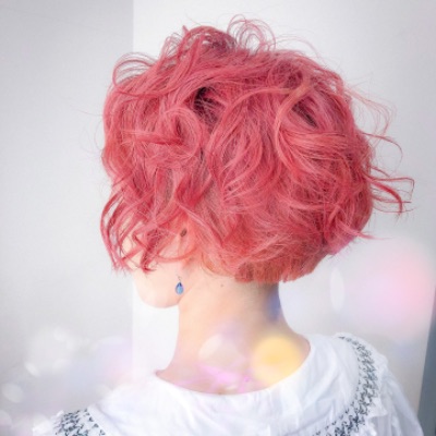 Instagram_ピンクヘアー成長記