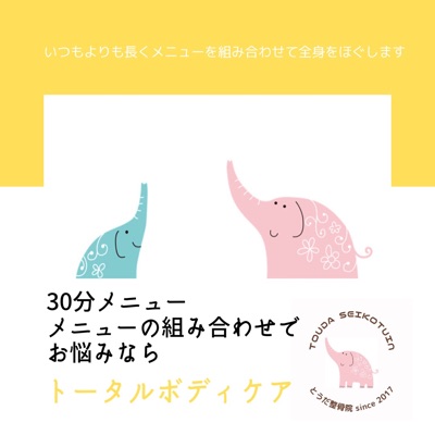長めメニュー(トータルボディケア)
