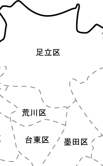 足立・荒川・台東