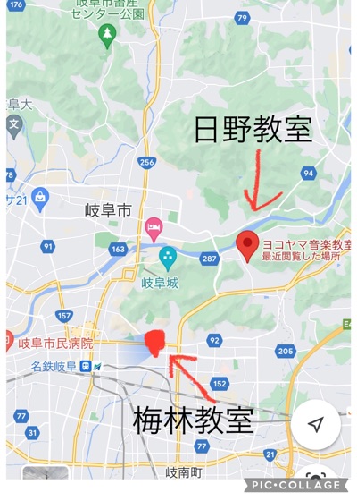 教室の地図