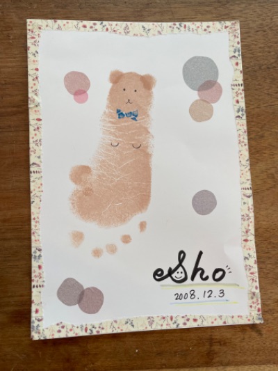 手形足形ペタペタアート