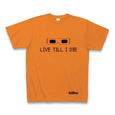 [Tシャツ] スペース・メガネ - Orange【BASE】
