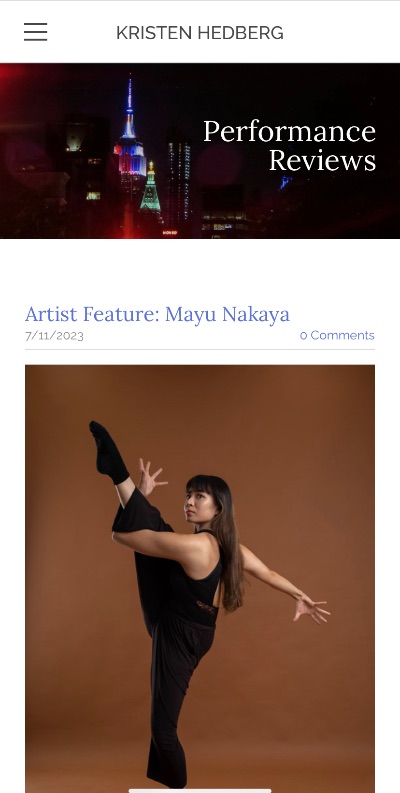 Article by Kristen Hedberg