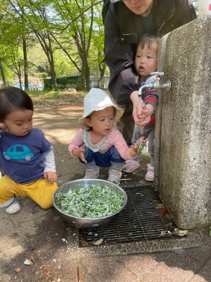 森の親子広場　りんご