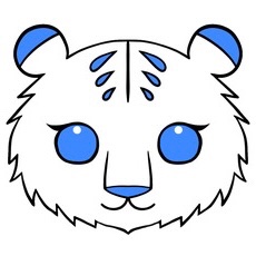 ましろ白虎LINEスタンプ