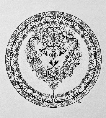 デザイン曼荼羅アート作品