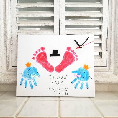 時計つき・なし　パネルアート　最大４ぺったん　お申し込みフォーム　（A4より少し小さいサイズ）