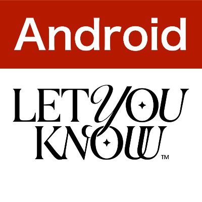 LET YOU KNOW