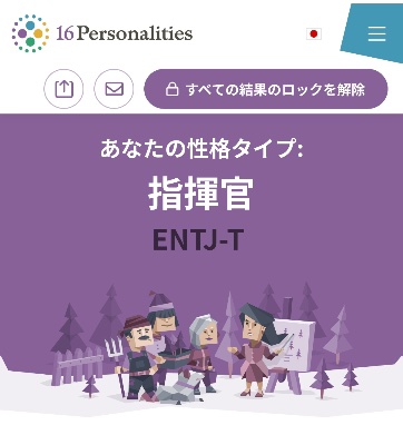 個性診断結果｜16Personalities
