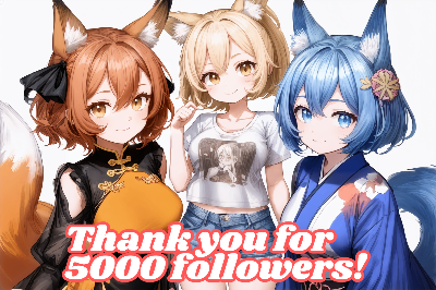 X フォロワー5000人達成　2023年10月18日