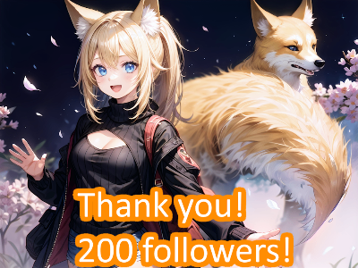 X フォロワー200人達成　2023年6月27日