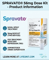 Spravato Esketamine 56mg Nasal Spray Dose Kit (2x28mg) – FDA-Approved for TRD